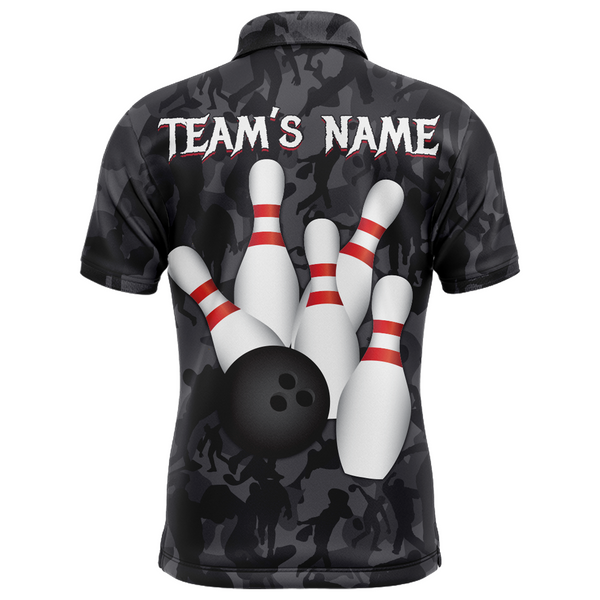 Maxcorners American Bowling Camo Customized Name And Team Name 3D Shirt