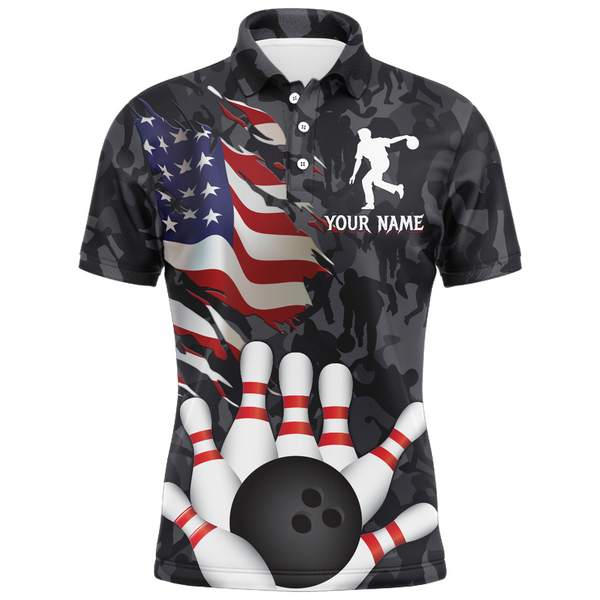 Maxcorners American Bowling Customized Name And Team Name 3D Shirt