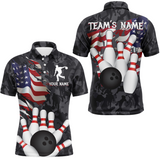 Maxcorners American Bowling Customized Name And Team Name 3D Shirt