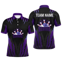 Maxcorners Strike Bowling Multicolor Option Customized Name 3D Shirt