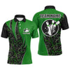 Maxcorners Retro Bowling Pattern Multicolor Option Customized Name 3D Shirt
