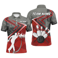 Maxcorners Camo Bowling Player Multicolor Option Customized Name 3D Shirt