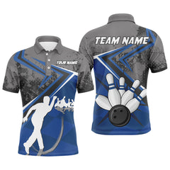 Maxcorners Camo Bowling Player Multicolor Option Customized Name 3D Shirt