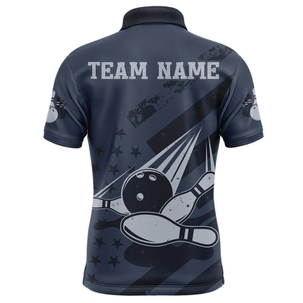 Maxcorners Patriotic Bowling Customized Name And Team Name 3D Shirt