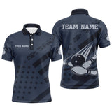 Maxcorners Patriotic Bowling Customized Name And Team Name 3D Shirt