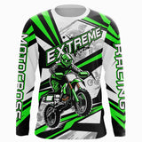 Maxcorners Green Dirt Bike Racing Jersey Upf30+ Motocross Shirt Men Kid Women Off-Road Jersey MT2709