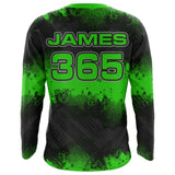 Maxcorners Racing Motocross Jersey Green Upf30+ Dirt Bike Off-Road Youth Kid Men Motorcycle Shirt XM251 MT2809