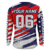 Maxcorners ATV Quad Bike Jersey Kid Men Women Upf30+ ATV Quad Shirt ATV Motocross Off-road MT2809