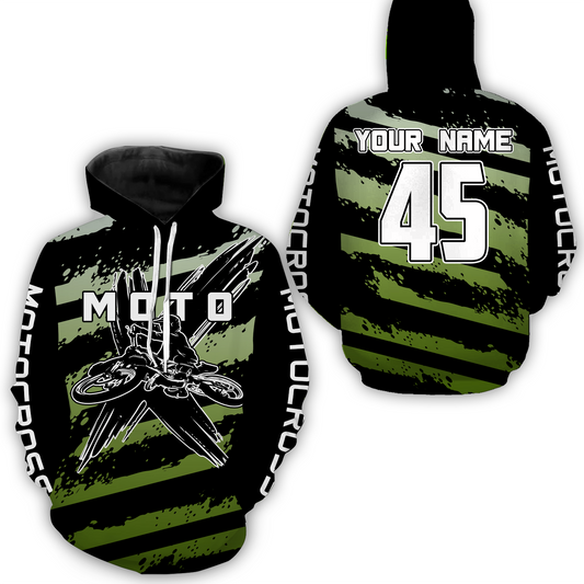 Maxcorners Motocross Racing Hoodie Motorcycle Jersey for Men Women Dirt Bike Hoodie LM2809