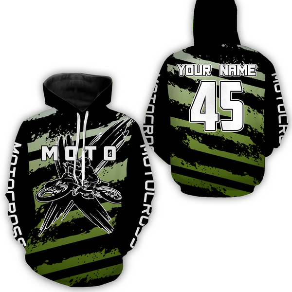 Maxcorners Motocross Racing Hoodie Motorcycle Jersey for Men Women Dirt Bike Hoodie LM2809