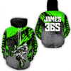 Maxcorners Green Motocross Racing Hoodie Jersey For Men Women Dirt Bike Off-road Hoodie  MT2809