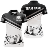 Maxcorners US Patriotic Golf Polo Shirt Custom For Women Golf Polo Shirts with Team Name