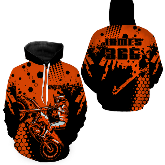 Maxcorners Motocross Hoodie Jersey Custom for Men Women Motorcycle Dirt Bike Hoodie Zip LM2809