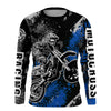Maxcorners Motocross Racing Jersey Blue Upf30+ Dirt Bike Shirt Men Women Kid Off-road Riding Jersey MT2809