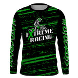 Maxcorners Motocross Racing Jersey Green Upf30+ Dirt Bike Off-road MX Shirt Men Kid Women XM186 MT2809