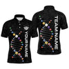 Maxcorners Personalized Billiard Jersey Dna 8 Ball Pool Men Billiard Shirt For Men Team Polo & 1/4 Zip