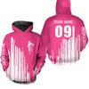 Maxcorners Adult&Kid pink custom dirt bike jersey Motocross jersey upf30+ mens women Motocross Shirt| MT2709