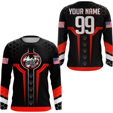 Maxcorners Custom Dirt Bike Jersey Motocross Jersey Upf30+ Motocross Shirts LM2809