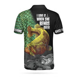 Maxcorners I Love It When She Bends Over Fishing Men 3D Polo