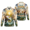 Maxcorners Fishing in My Veins, Faith in My Heart - Christian Fishing Shirt, Fishing UPF Shirts