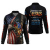 Maxcorners Hooked On Jesus Shirt, Personalized Christian Fishing Shirt, Mark 1:17 Fisher Of Men, Fishing UPF Shirts