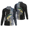 Maxcorners Tuna Fishing Saltwater Custom Name UPF Shirts, Tournament Fishing Shirts, Men's Fishing Shirt
