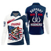 Maxcorners Support Your Local Hookers - Patriotic Fishing Shirt, Fishing UPF Shirts, Funny Fishing Shirt