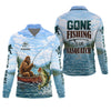Maxcorners Gone Fishing With Sasquatch – Personalized Bigfoot Fishing UPF Shirt
