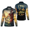 Maxcorners I Will Make You Fishers Of Men Shirt, Personalized Christian Fishing Long Sleeve, Fishing UPF Shirts, Trout Shirt
