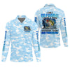 Maxcorners Personalized Camo Fishing Shirt, Go Fishing 3 Days A Week Shirt, Fishing UPF Shirts, Funny Fisherman Gift