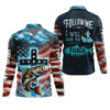 Maxcorners I Will Make You Fishers Of Men Christian Patriotic Fishing Shirt, Fishing UPF Shirts, Fishing Gifts For Men