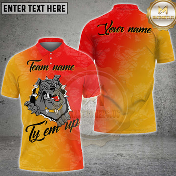 Maxcorners Bowling Shirt Personalized Name, Team Name 3D Shirt For Misty