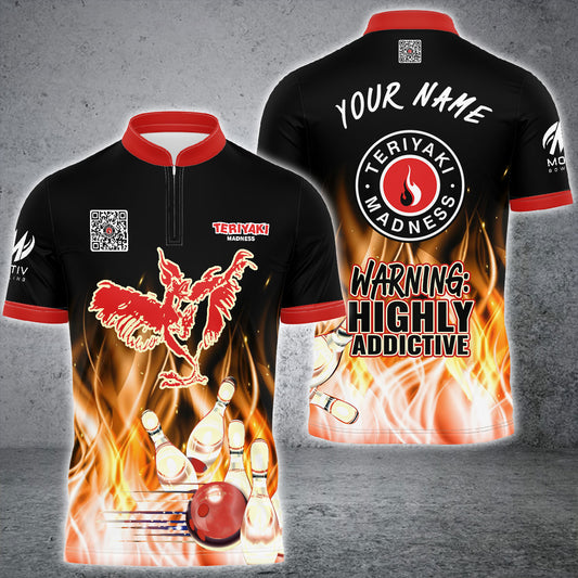 Maxcorners Bowling Personalized Name, Team Name 3D Shirt For TMAD