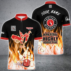 Maxcorners Bowling Personalized Name, Team Name 3D Shirt For TMAD