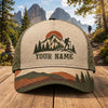 Maxcorners The Backcountry Peak Hiking Personalized Name Cap