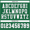 Maxcorners Custom Kelly Green White-Gray Mesh Authentic Football Jersey LM2605