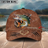 Maxcorners Personalized Pike Fishing Pattern Classic 3D Cap