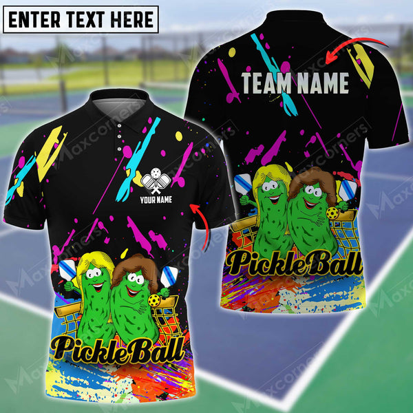 MaxCorners Funny Personalized Name Pickleball 3D Shirt