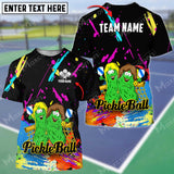 MaxCorners Funny Personalized Name Pickleball 3D Shirt