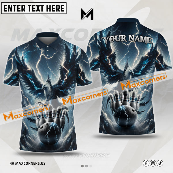 Maxcorners Bowling Thunderbird Sport Jersey Customized Name & Team Name 3D Shirt For Tamhawk73