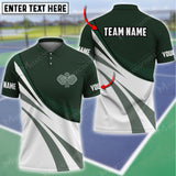 MaxCorners Personalized Name Pickleball 3D Polo Shirt