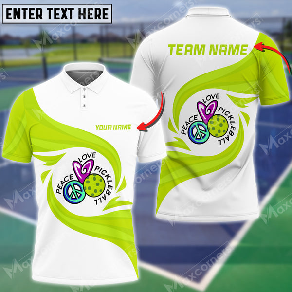 MaxCorners Personalized Name Pickleball 3D Shirt (2 colors)