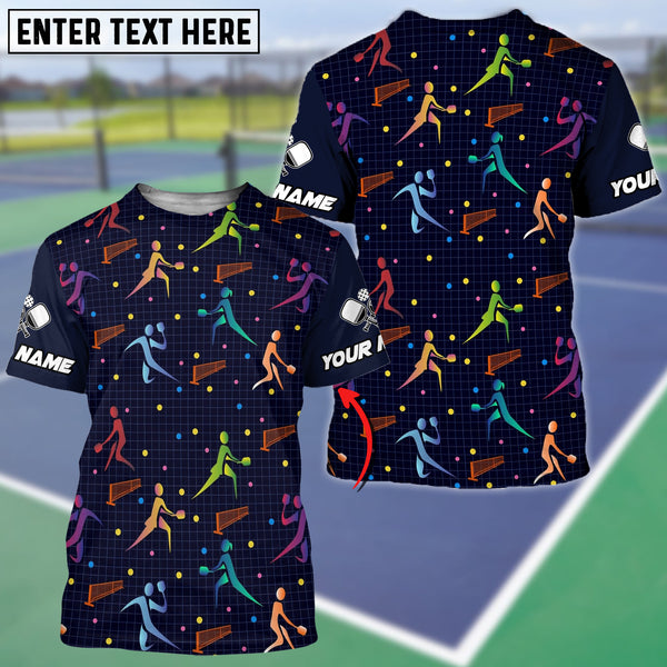 MaxCorners Personalized Name Pickleball 3D Shirt