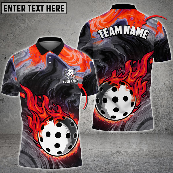 MaxCorners Personalized Name Pickleball 3D Polo Shirt