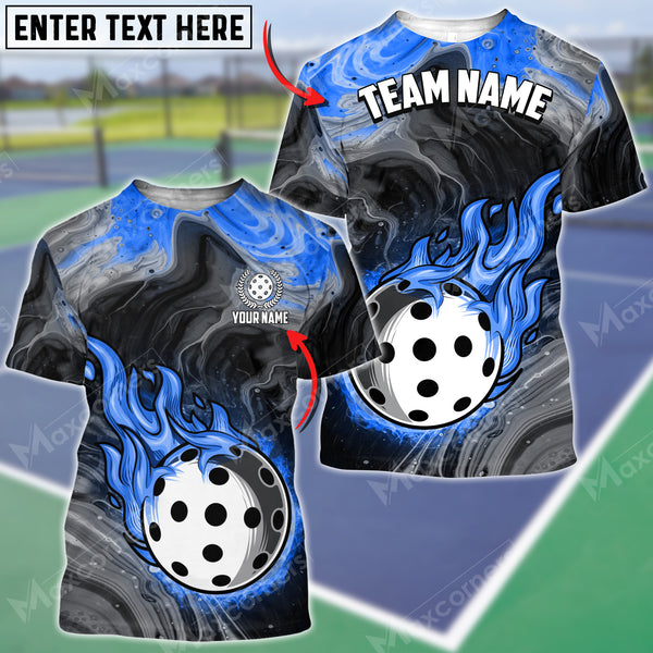 MaxCorners Personalized Name Pickleball 3D Polo Shirt