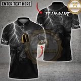 Maxcorners Darts Storm Bull Multicolor Customized Name, Team Name 3D Shirts