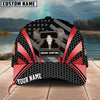 Maxcorners Moose Hunting Hexagon Pattern Multicolor Personalized Name 3D Cap
