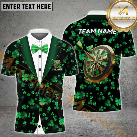 Sportyfire Gentleman Irish Patrick Day Darts Jersey Personalized Name, Team Name 3D Shirt