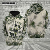 Maxcorners Hunting Just A Girl Who Loves Hunting Deer Woodland Camo Personalized 3D Combo Hoodie, Sweatpants Set & Cap