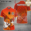 Maxcorners Darts Blazing Fox Dartboard Multicolor Customized Name, Team Name 3D Shirt